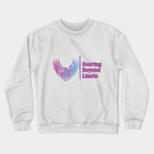 Soaring Beyond Limits Crewneck Sweatshirt by Artist Adventure